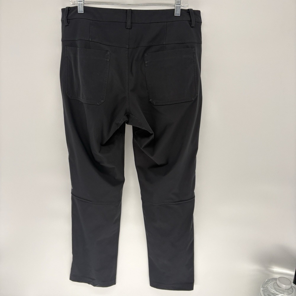 Lululemon Pants  Black ABC Classic Fit Warpstream Performance Golf Mens 36x30 - Picture 5 of 8